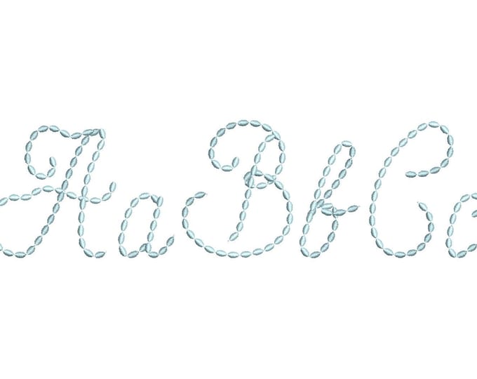 Hand-stitched look FONT machine embroidery designs in assorted mini sizes alphabet letters, playful kids baby name monogram, BX included