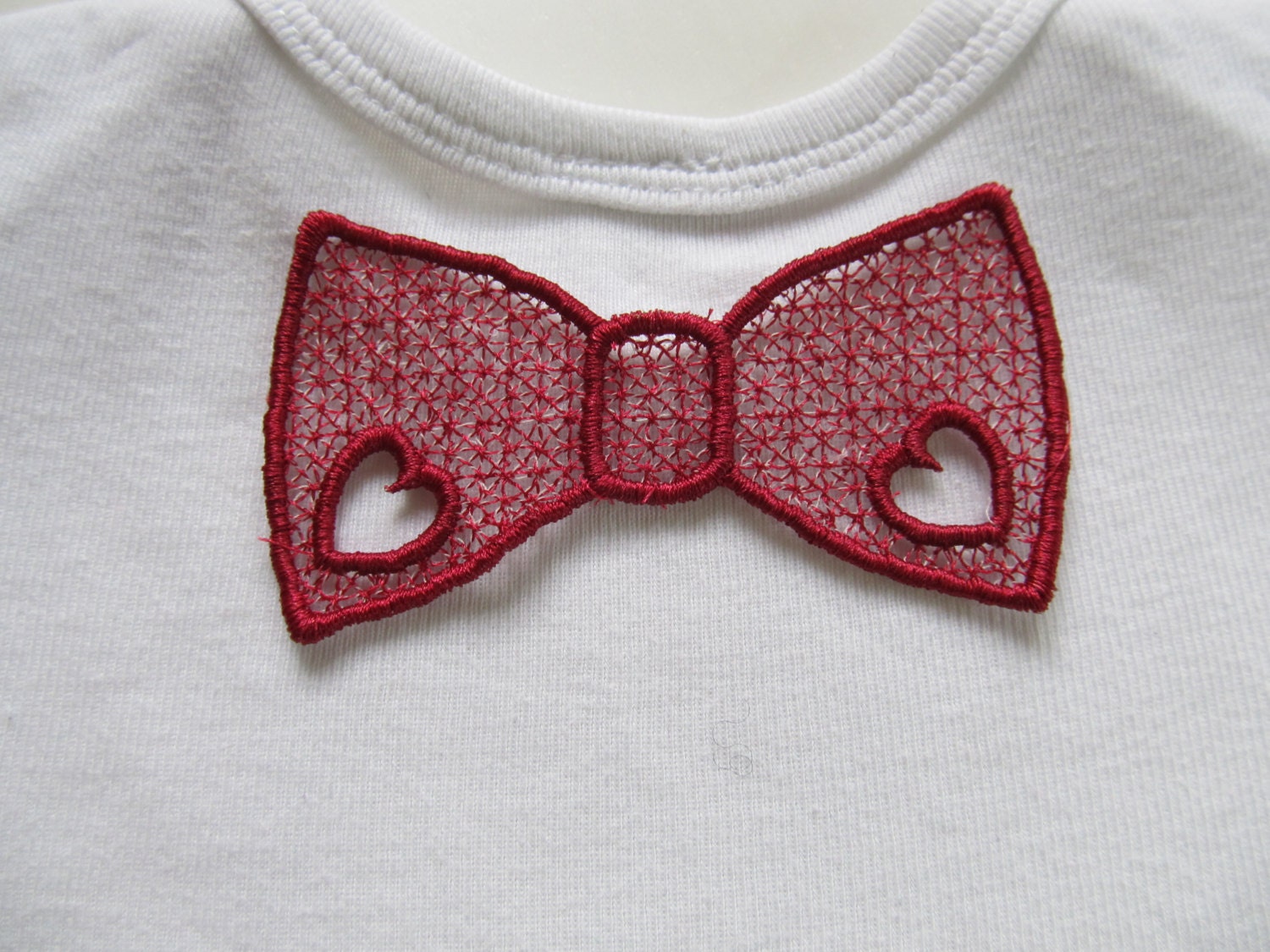 Lace little valentine day boy bow tie and tie fsl free standing Lace little valentine day boy bow tie and tie fsl free standing