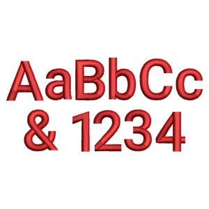 Satin stitch Mini Block Font machine embroidery designs tiny small sizes 0.6 up to 1.2 inches alphabet letters and numbers monogram font BX