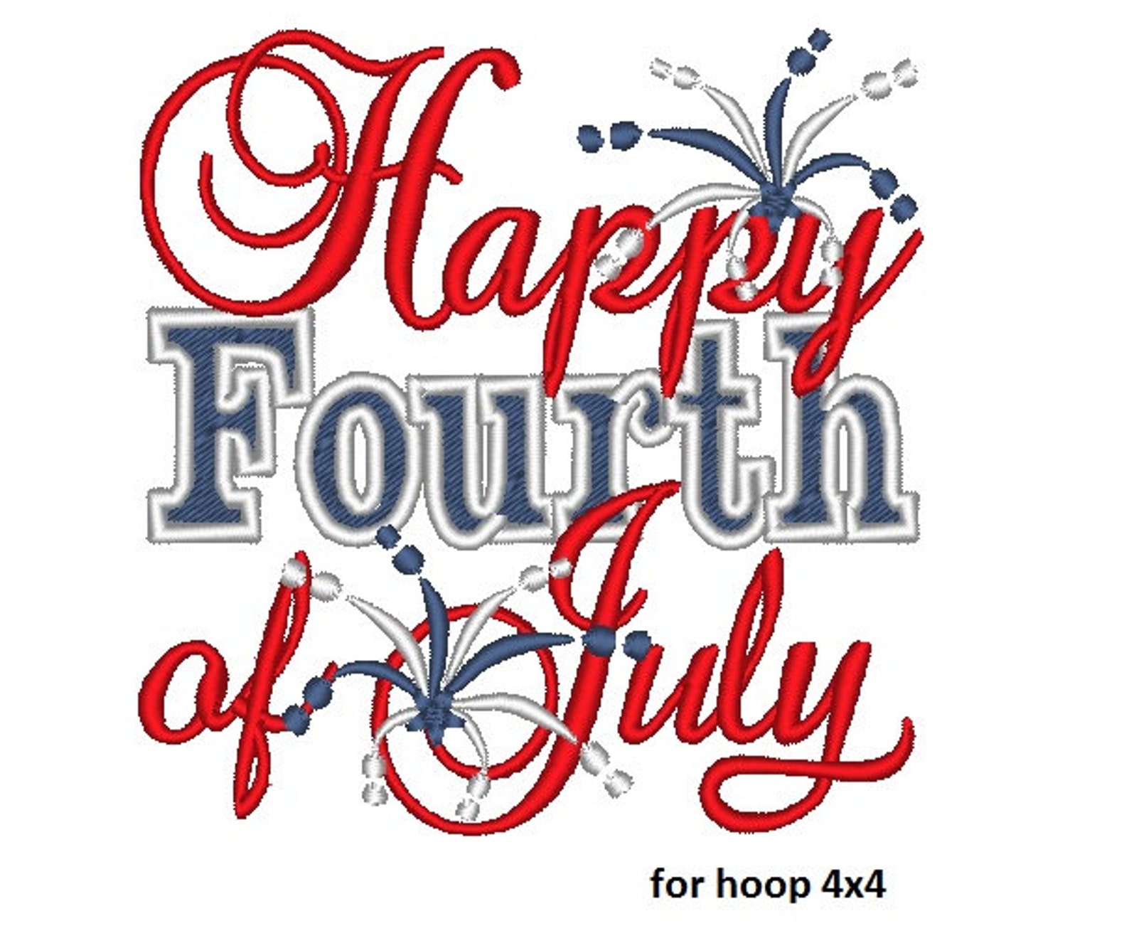 dog 4th of july machine embroidery designs