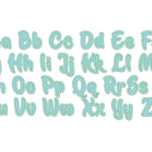 NEW Monogram applique Font machine embroidery applique designs, monogram, alphabet, letters sizes from 1.5"  2" 2.5" 3" 4" 4.5" BX included!