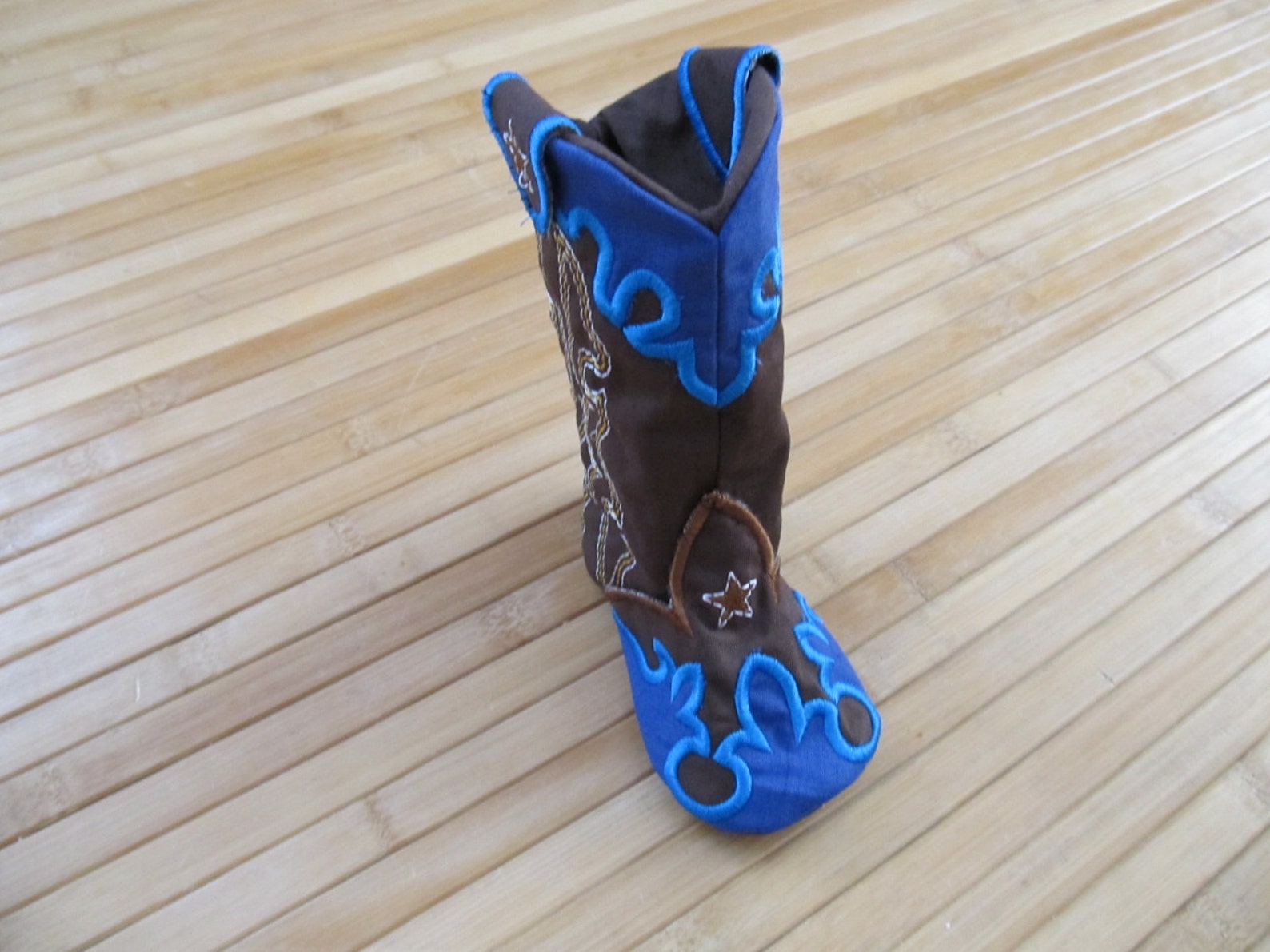 Baby Cowboy Boots in the Hoop Project Machine Embroidery Etsy UK