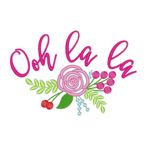 Ooh la la french style Shabby chic flowers bouquet rose designs sizes 4x4, 5x7 instant download rose applique machine embroidery designs