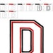 Varsity Collegiate Athletic Block Type Font Machine Embroidery Designs ...