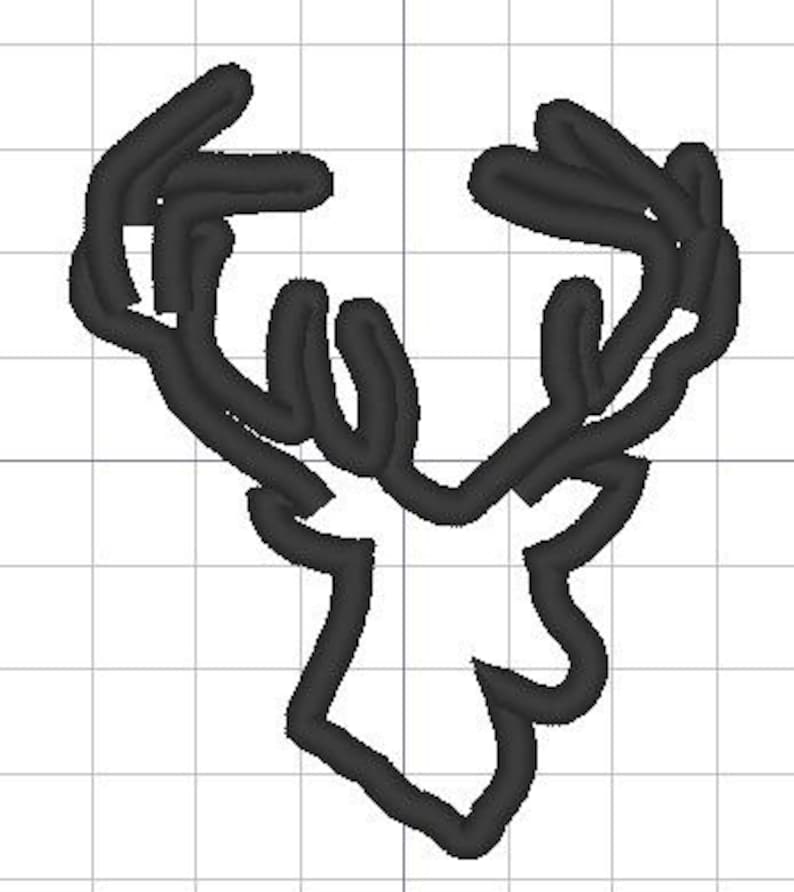 Buck Machine Embroidery Applique and Filled Designs Etsy