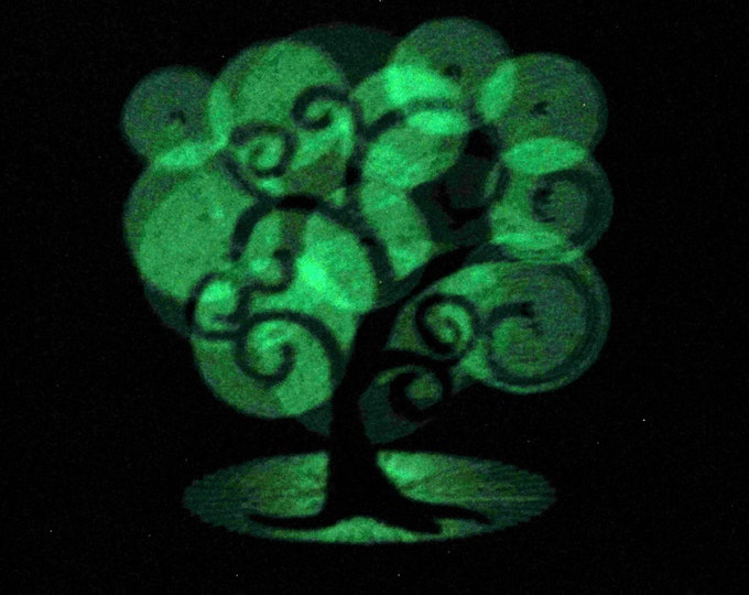 Fairy forest  / Glow in the dark special designed machine embroidery / sizes 4x4 and 5x7 /  INSTANT DOWNLOAD