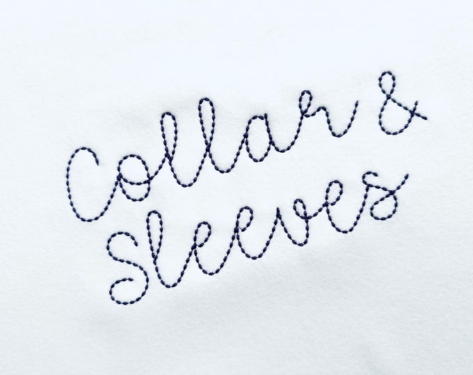 Hand stitch effect FONT Berry machine embroidery designs mini small sizes script Font Monogram alphabet letters sizes 0.8 up to 3.7 inch BX