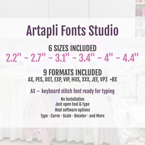 Multicolor Fringed Varsity Font — Alphabet sizes (1)