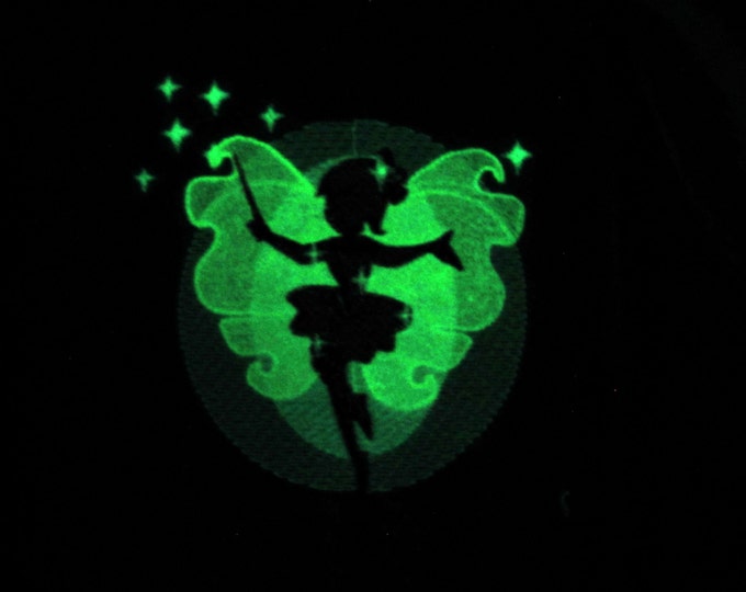 Fairy / Glow in the dark special designed machine embroidery / sizes 4x4 and 5x7 / file  INSTANT DOWNLOAD