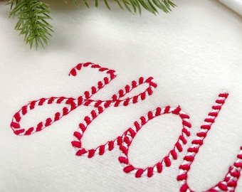 Candy Cane FONT Candy Land 2 colors kids sweet handwritten Alphabet Christmas Monogram machine embroidery designs sizes 1.2 up to 2.4 inch