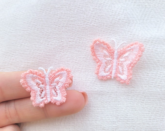 Small Mini FSL Butterfly Free standing lace machine embroidery designs ITH in the hoop many tiny sizes from 1 inch lacy wee butterfly girl