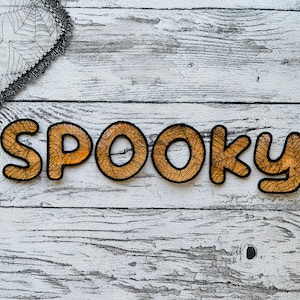 Halloween Spooky Spiderweb Lace Font FSL diseños de bordado de máquina de encaje independiente, letras del alfabeto de encaje en tamaños variados ¡BX incluido!