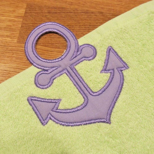 Bow Towel Hanging Hole in the Hoop Machine Embroidery Etsy