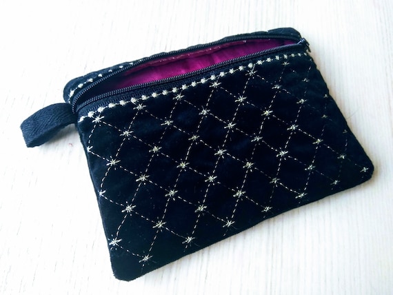 Luxury lined quilted Envelope ITH Pocket bag zip bag zipper pouch In The Hoop Machine Embroidery designs In-The-Hoop 5x7 6x10 8x8 8x12