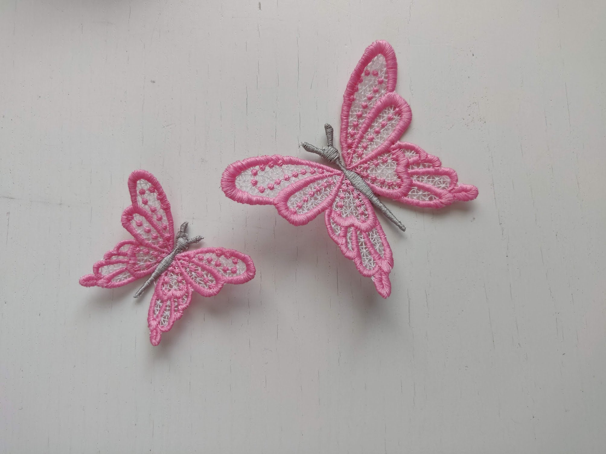 OESD Pink Butterfly Applique Embroidery Design