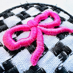 Puff little bow machine embroidery design file 3D raised Puffy Foam bow monogram mini add-on Patch  2 inch design included