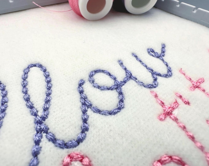 Handwritten script FONT Soft Touch Hand stitch effect bean stitch alphabet monogram machine embroidery designs many sizes 1.3 to 4.3 inch BX