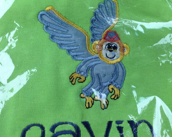 Winged monkeys, flying monkeys, single files, 3 types  - The Wonderful Wizard of Oz  - machine embroidery applique designs -  5x7