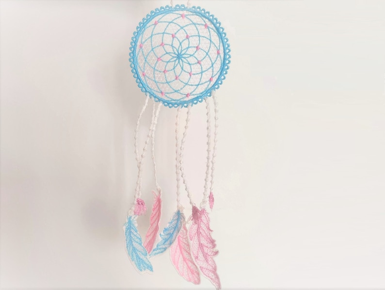 Dream Catcher with feathers kids Native American design Dreamcatcher FSL Free standing lace machine embroidery designs for hoop 5x7 and 6x10 by Artapli embroidery formats PES HUS JEF EXP DST VIP VP3 XXX instant download