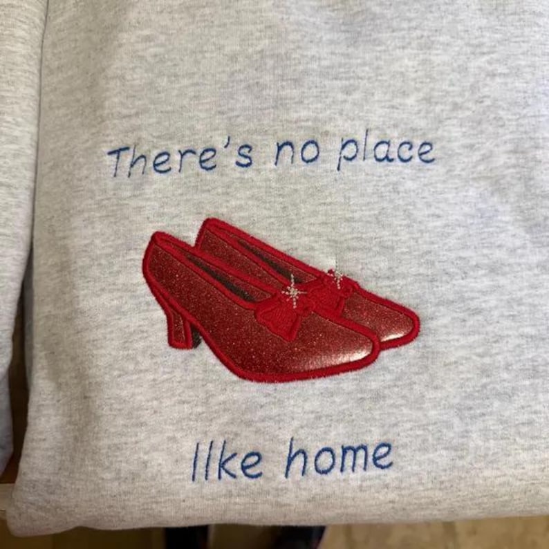 Dorothy Red Shoes Ruby Slippers the Wonderful Wizard of Oz Applique ...