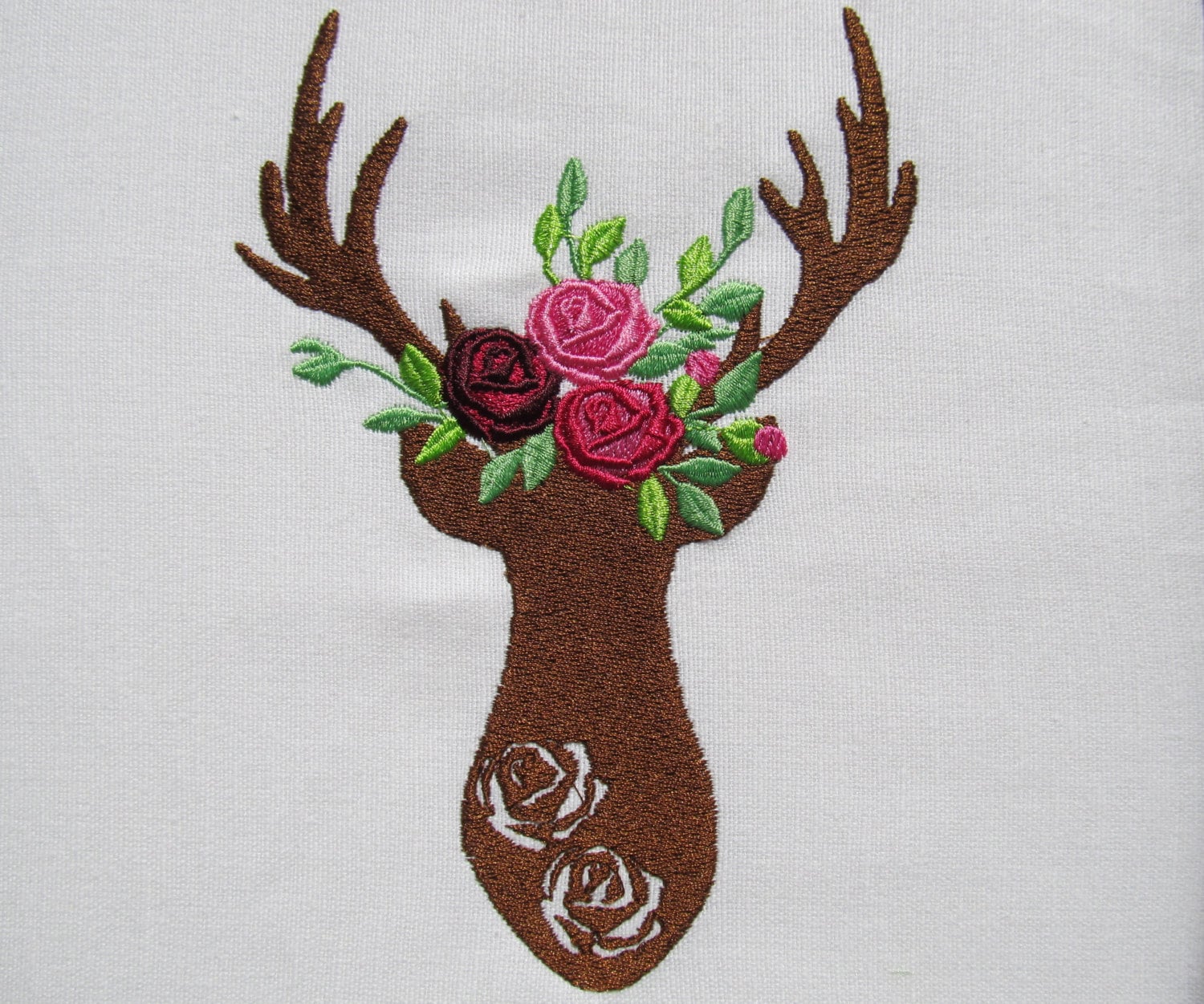 Deer Silhouette Machine embroidery designs 4, 5, 6 and 7 inches