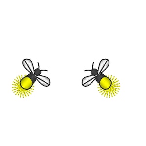 Awesome firefly mini sizes for fabric embellishment and great add-on to any project Glow in the dark special machine embroidery designs