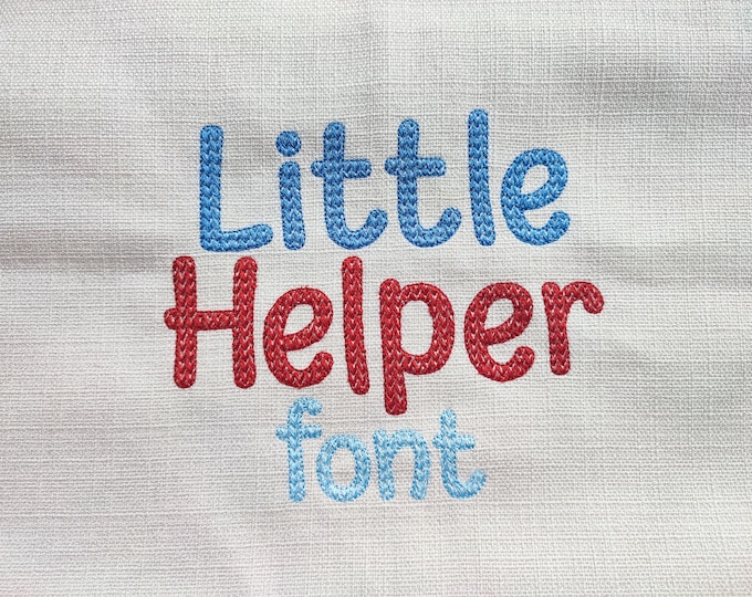 Knitted effect knit light stitch texture and outline Font kids alphabet monogram machine embroidery designs up to 3.4 inch sweet kids font