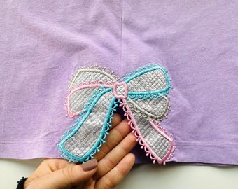 Mini apliques de lazo de encaje, diseños de bordado a máquina, impresionantes cintas delicadas de reliquia a cuadros con encaje FSL, lazo lateral femenino, costura dividida, coqueta