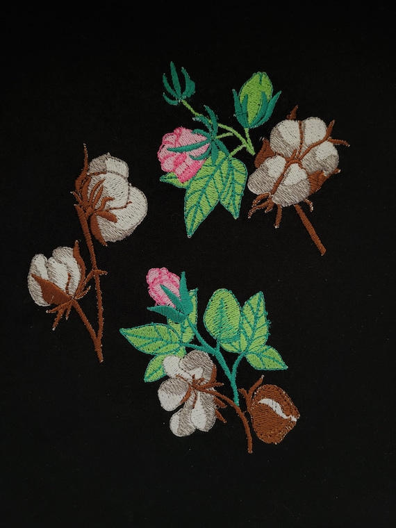 Cotton and Rose Branches Wreath Frame, SET of 5 Types Floral