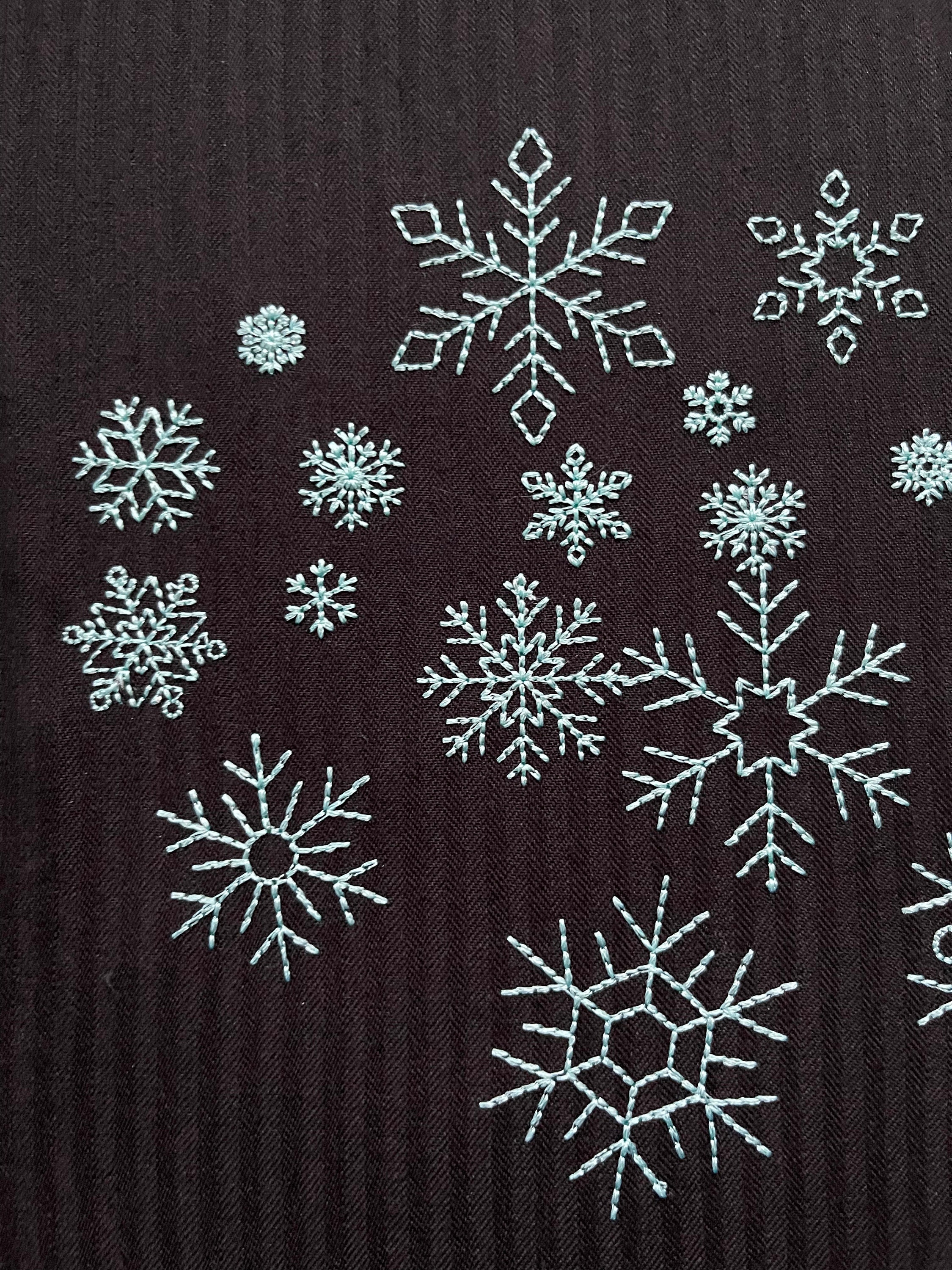 ITH filigree SMALL snowflake embroidery design set – Embrighter