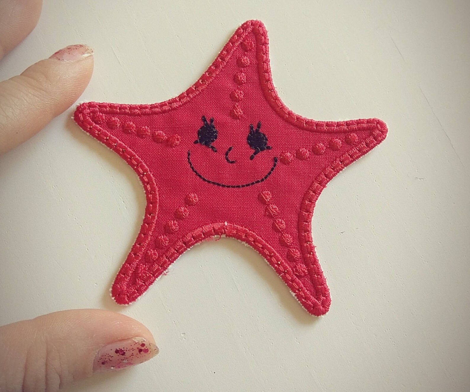 Starfish Awesome Patch Machine Embroidery Starfish Patch Etsy