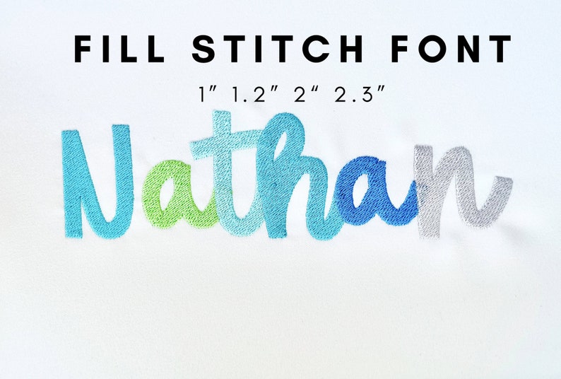 Fill Stitch Beauty Font Alphabet Playful Kids Baby Monogram Name ...