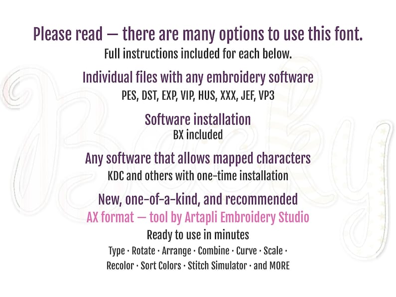 Raggedy Edge Applique Font — Please read, usage guide (read)