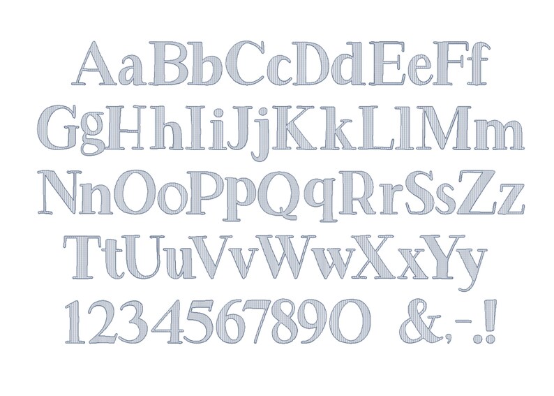 Quick Light Stitch City Font Machine Embroidery Designs Monogram ...