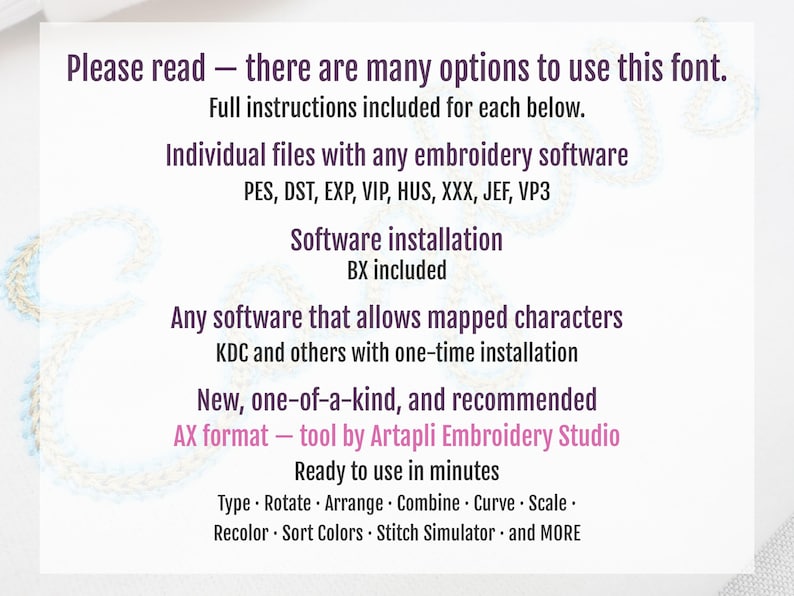 2 Color Chain Font — Please read, usage guide (read)