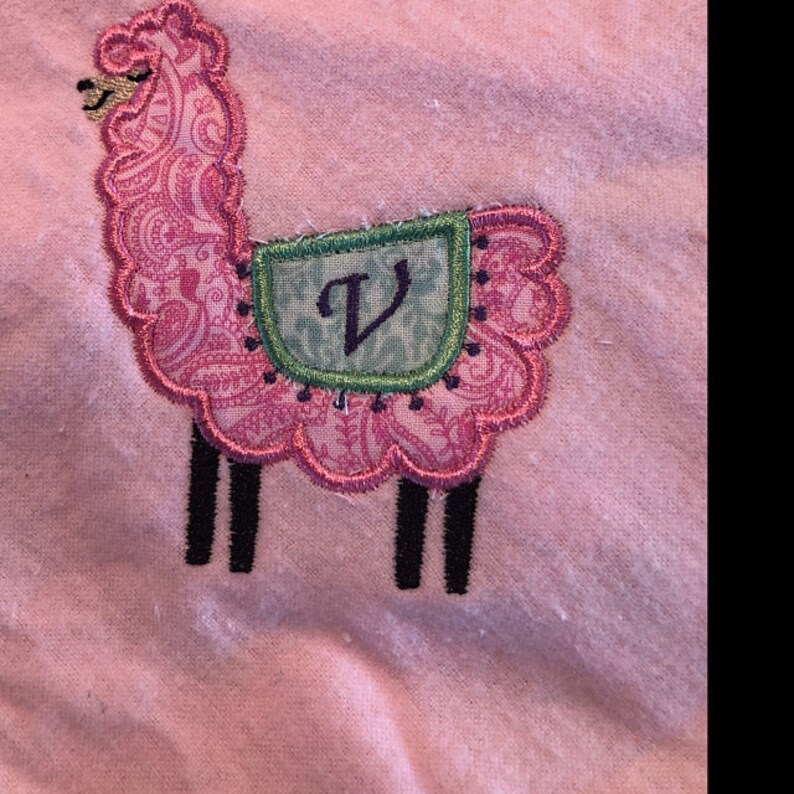 Lama llama machine embroidery applique designs assorted  etsy
