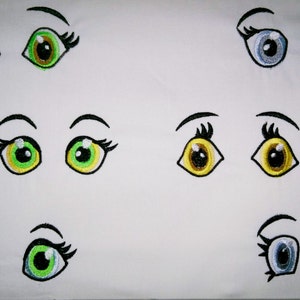 Eyes collection - for hoop 4x4 - INSTANT DOWNLOAD