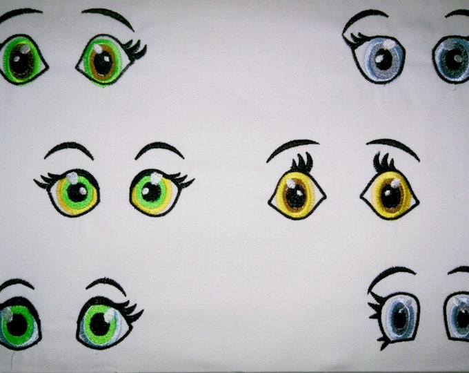 Eyes collection - for hoop 4x4 - INSTANT DOWNLOAD