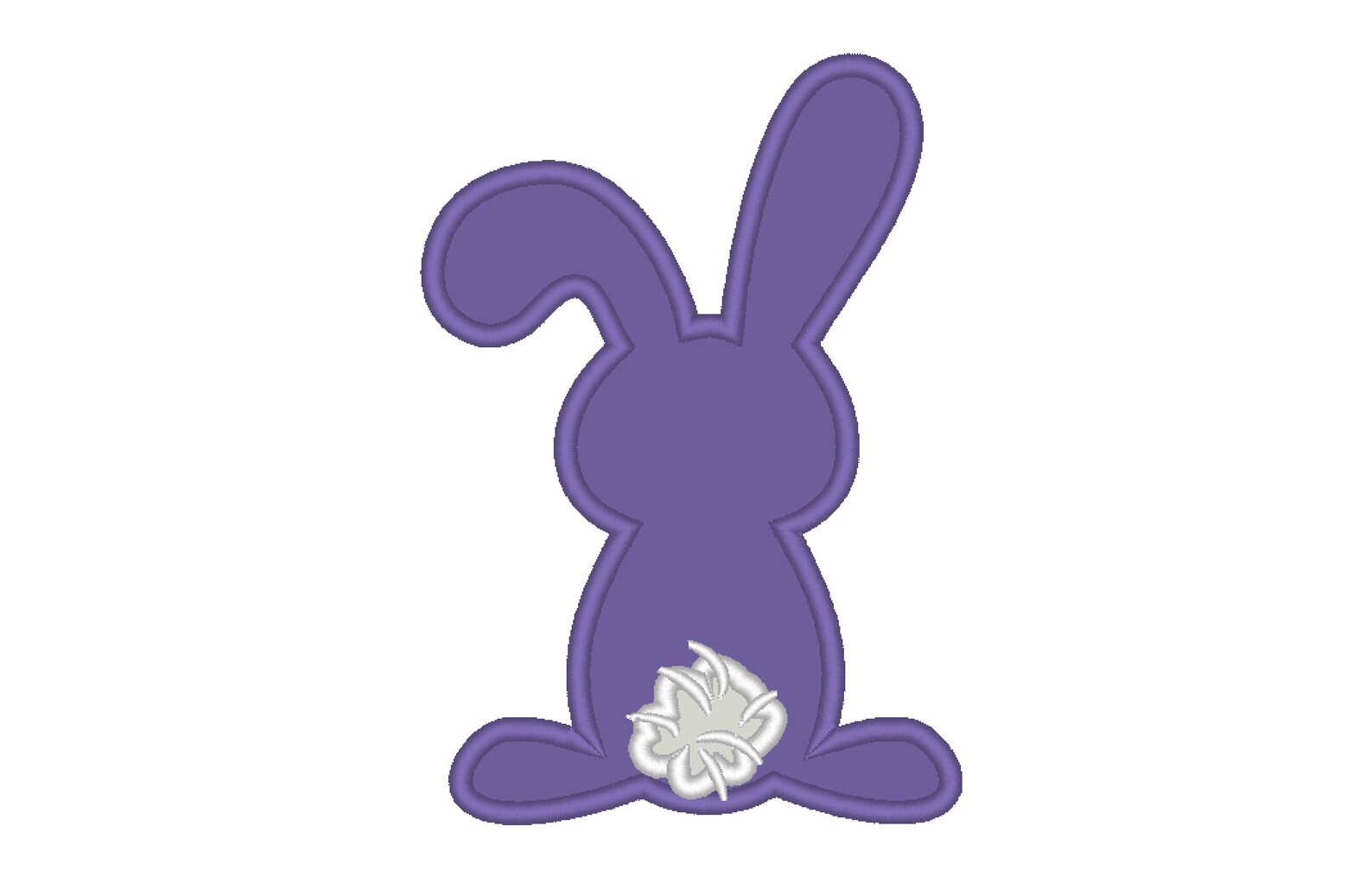 Easter Bunny Applique little bunnies row Applique Machine Etsy