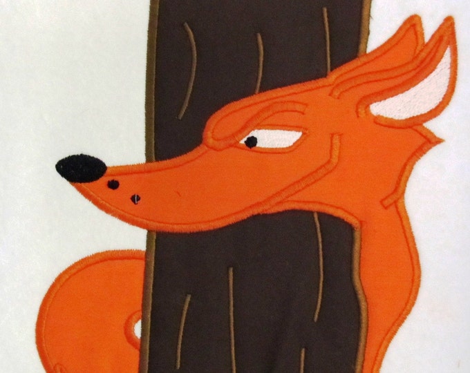 Sly Fox - machine embroidery applique and fill stitch designs - 4x4, 5x7 and 6x10 INSTANT DOWNLOAD