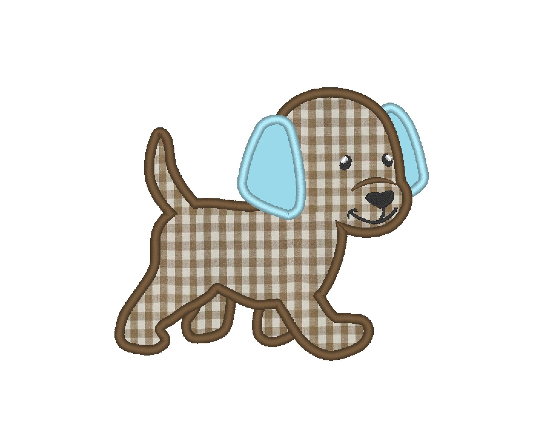 Cute puppy embroidery design puppy little dog boy applique embroidery