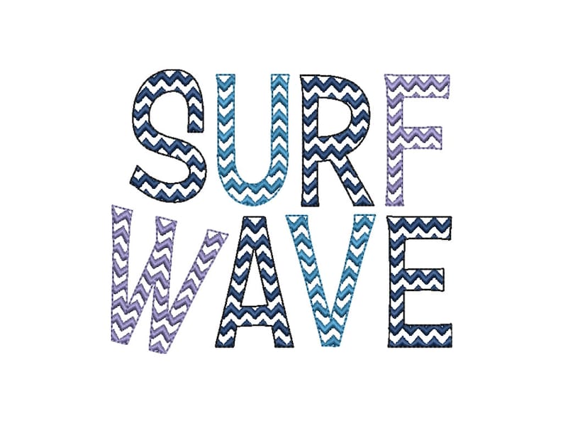 Chevron Font Ricrac Chevron Alphabet Versatile Letters and Numbers ...