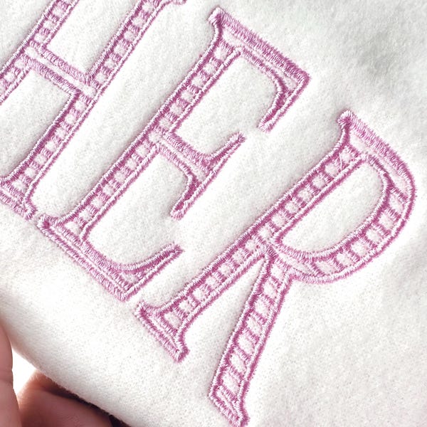 Block Striped Narrow Font satin stitch alphabet monogram letters numbers punctuation machine embroidery designs sizes 2 up to 4.5 inch, BX