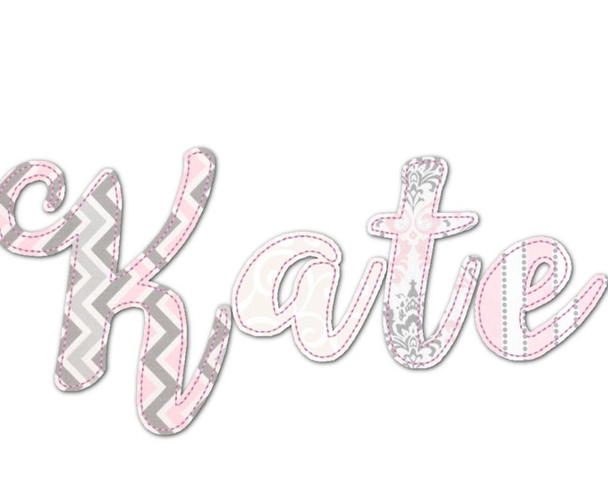 BX included! Free Edge Raggedy Applique Alphabet Font machine embroidery designs in assorted sizes 1.3, 2, 3 up to 5 uppercase and lowercase