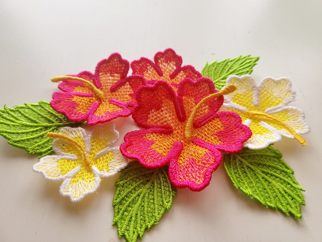 flower embroidery latte stina Lサイズ flower embroidery latte stina Lサイズ flower embroidery