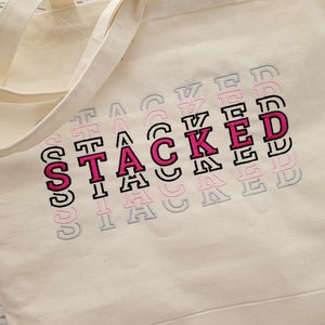 Stacked Font, BX included! Satin stitch and outline alphabet letters, kids boy trend Font awesome machine embroidery designs assorted sizes