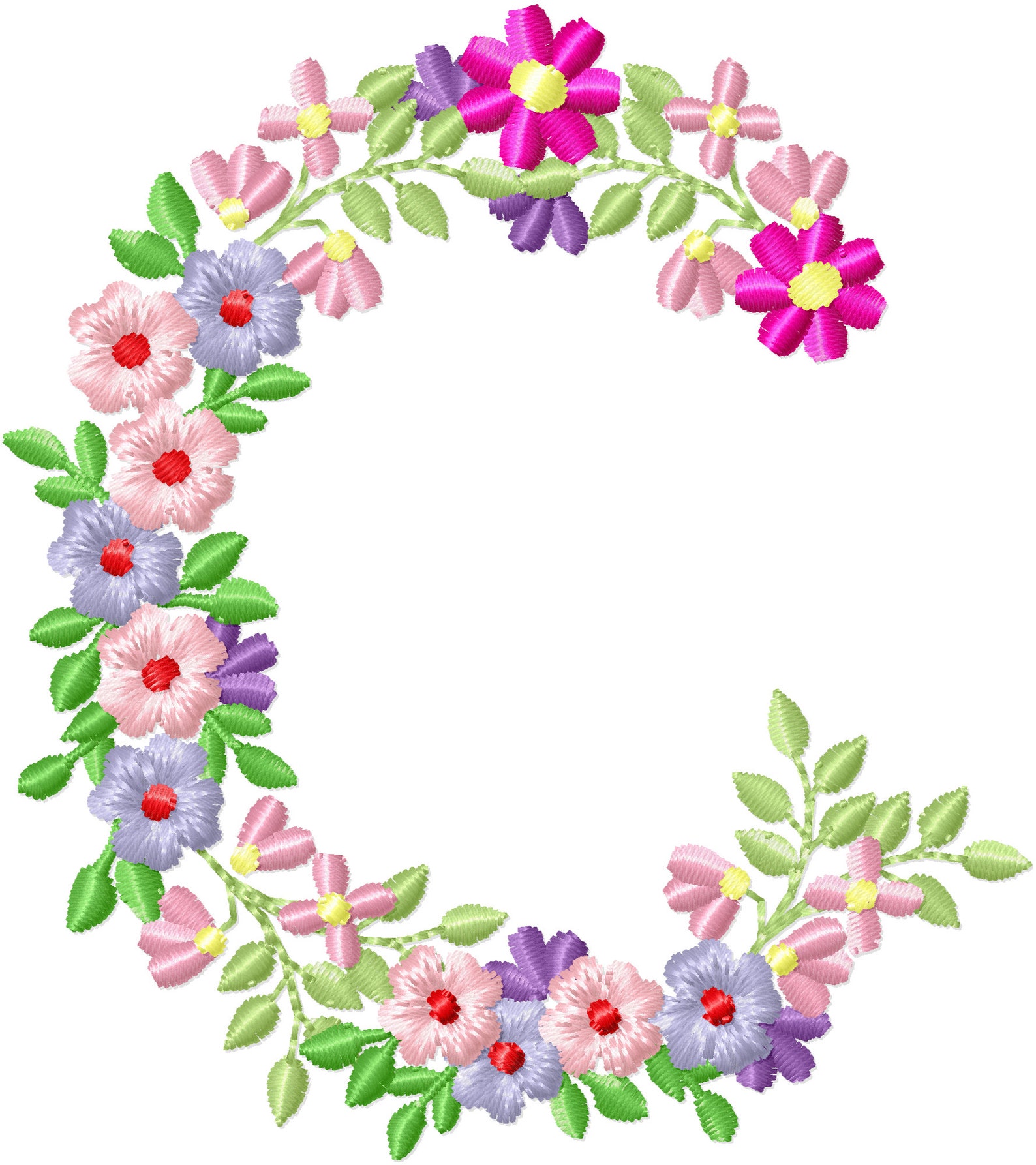 Country Monogram Country Floral Whole Entire Alphabet Garden Flag Monogram Liberty ...