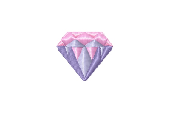 Diamond Gem jewel brilliant little small wee micro tiny Faceted Gem decoration embellishment machine embroidery design INSTANT DOWNLOAD