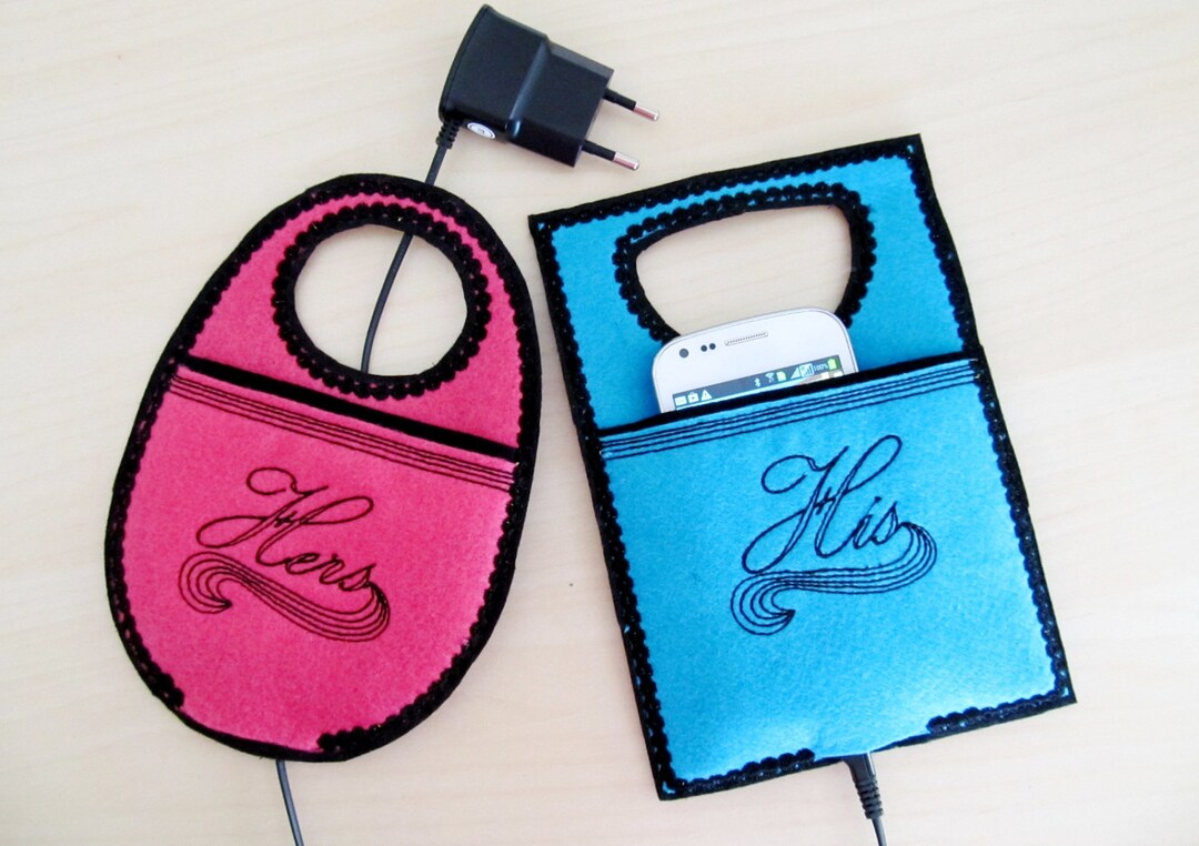 His and Hers Great for Wedding Gifts Organize Mobile/device Charging in ...