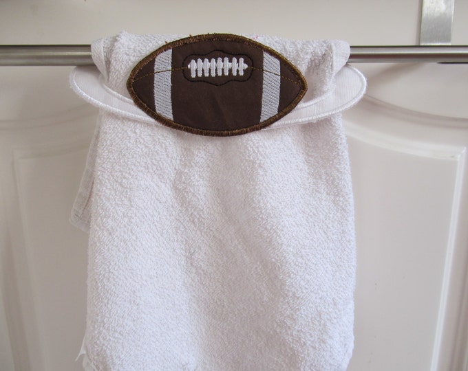 Football Towel topper machine embroidery ITH project designs 5x7 - In the hoop embroidery  INSTANT DOWNLOAD